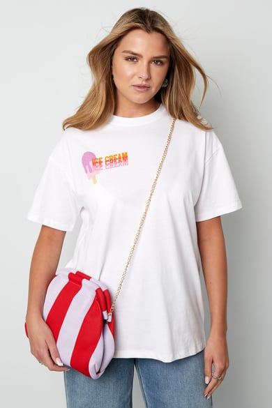 Gestreifte Strandclutch h5 Bild2